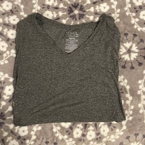 Time and Tru maternity long sleeve shirt. Size small, charcoal grey. No damage.